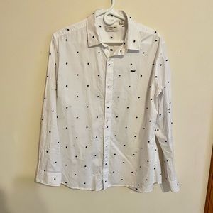 Lacoste Dotted Casual Button Down Shirt